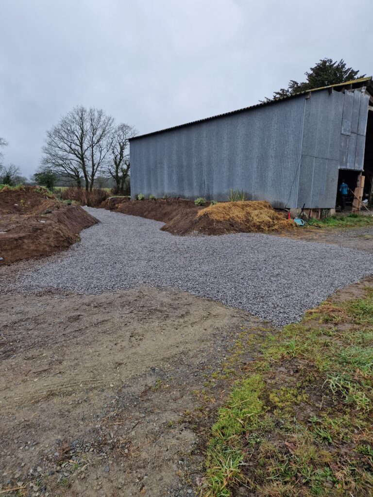 Création d'un parking Après