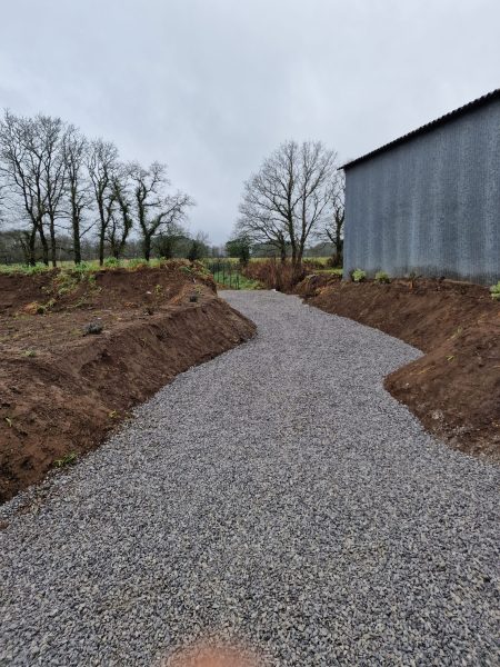 Création d'un parking Après
